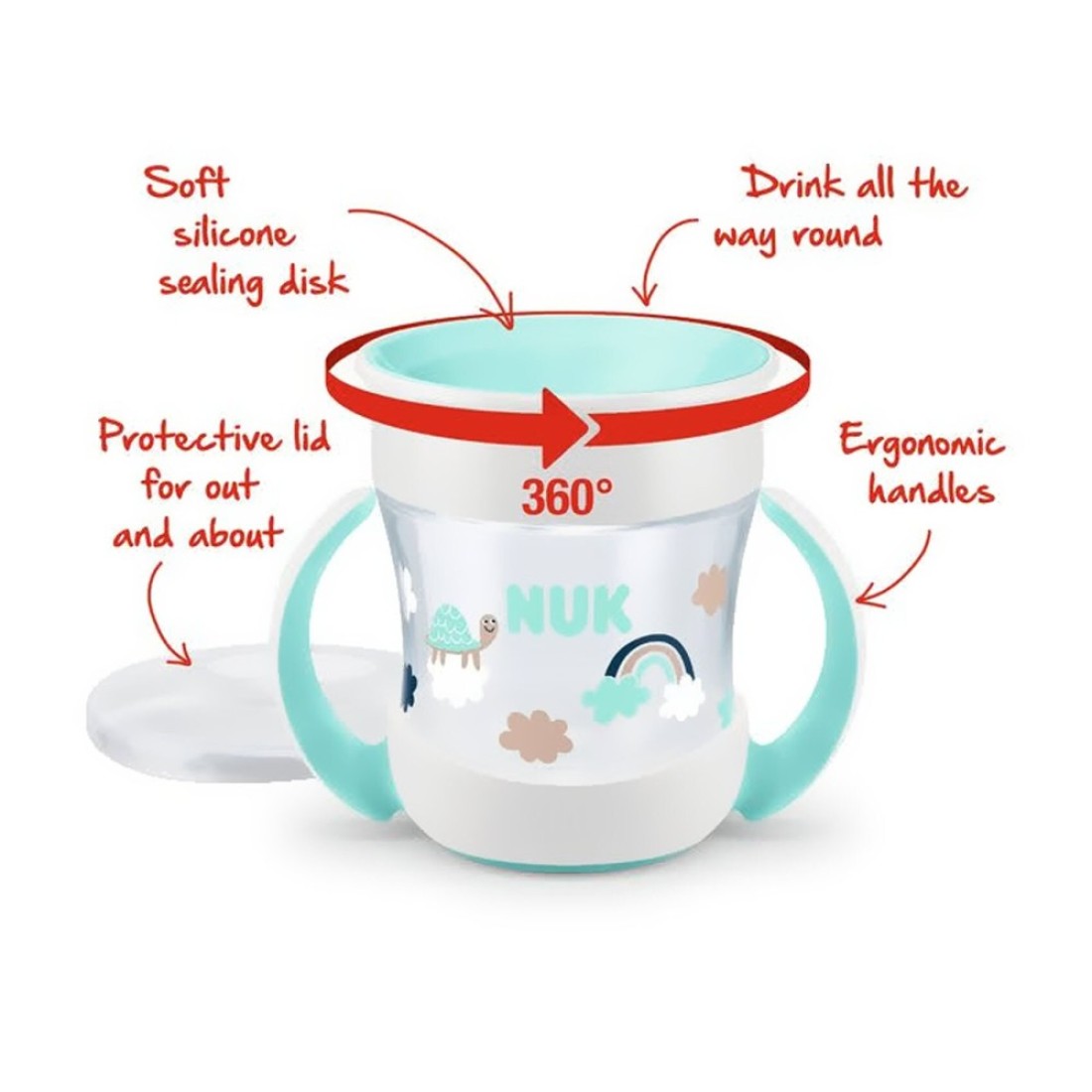NUK Mini Magic Cup SNK725 160ml Multicolour