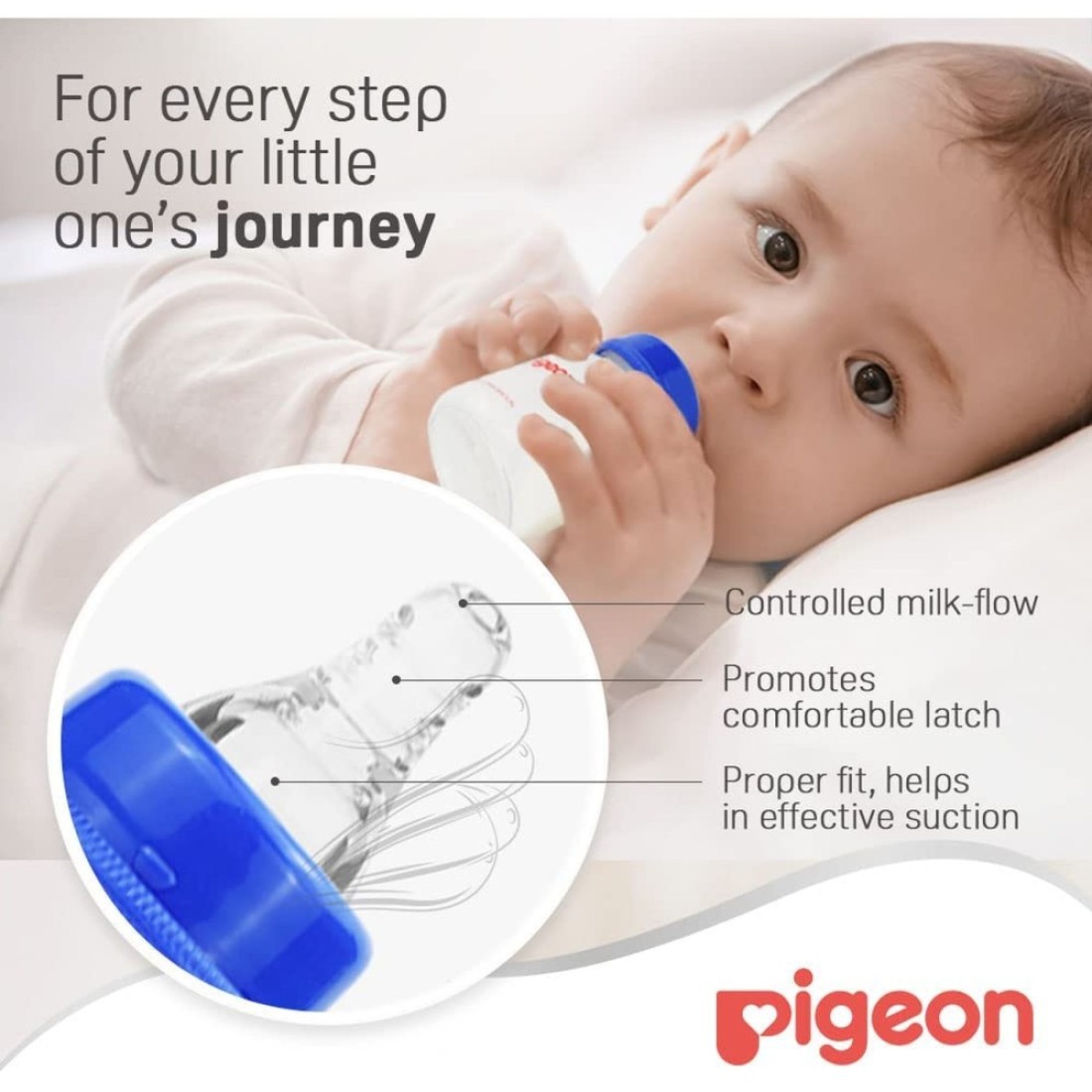 Pigeon Nursing Bottle 26014 Clear 50ml