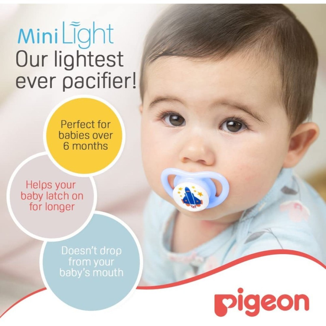 Pigeon Mini Light Pacifier 78460 Blue