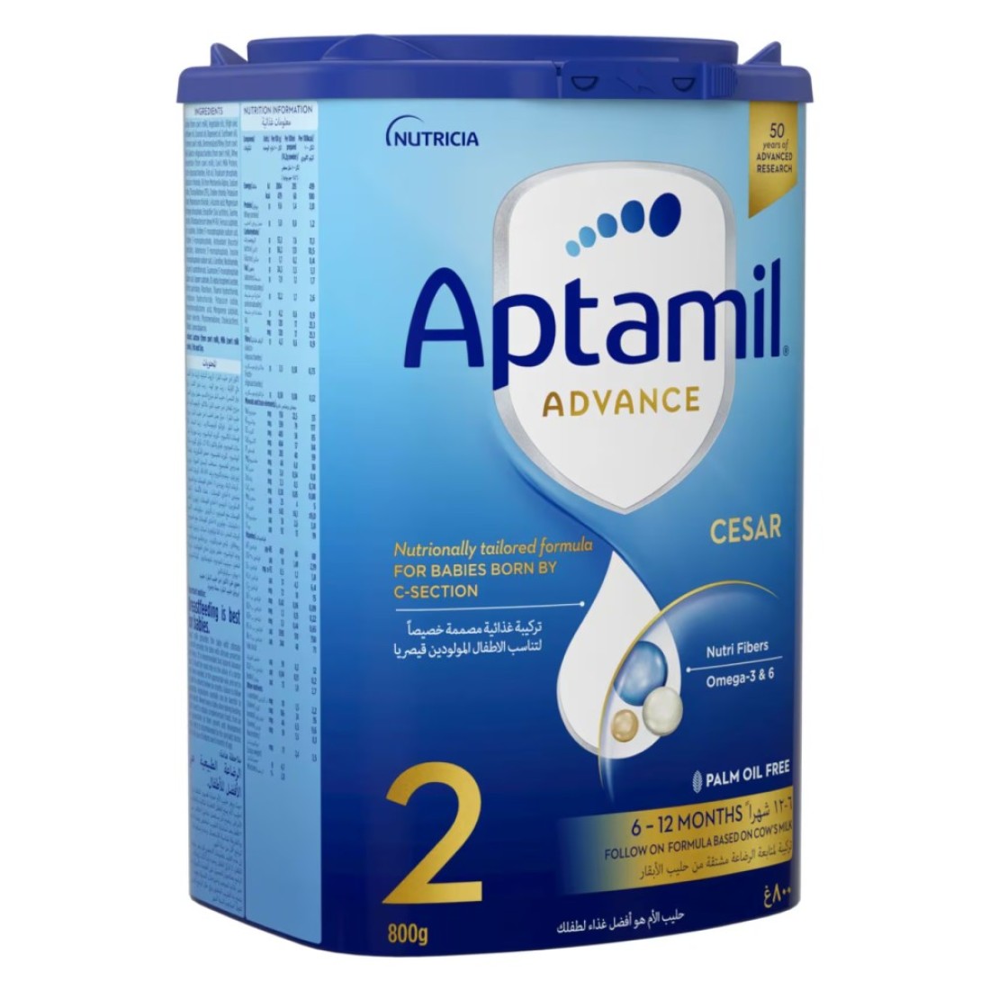 Aptamil Advance Cesar Care Follow-On Formula Milk Stage 2 6-12 months 800g