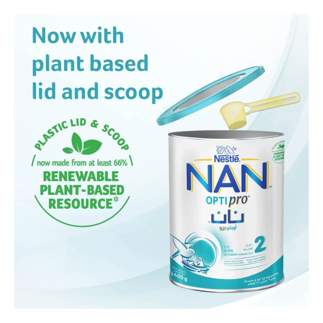 Nestle NAN Optipro 2 Follow Up Formula From 6 To 12 Months 400g