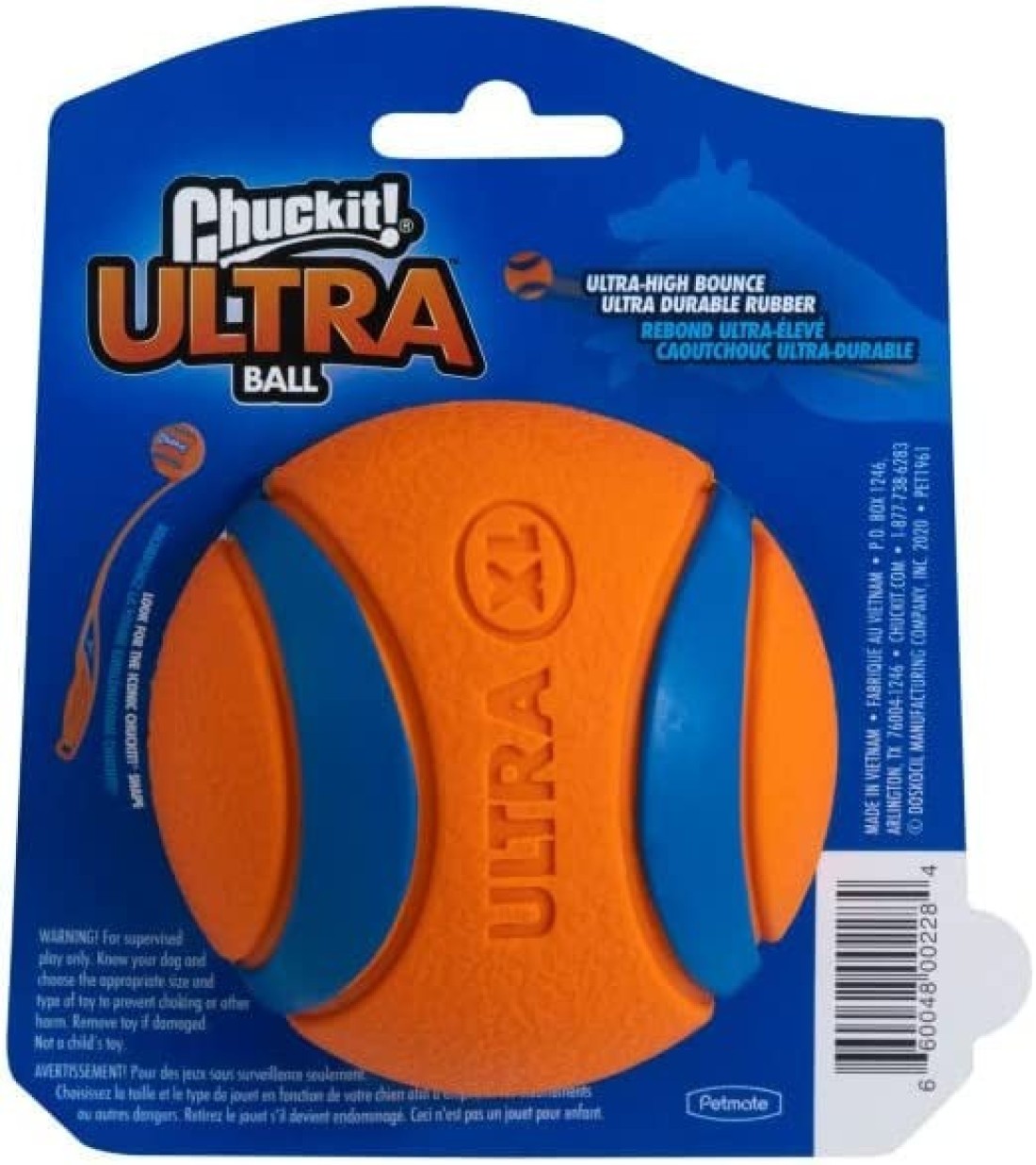 PETMATE CHUCKIT! ULTRA BALL 1-PACK LARGE