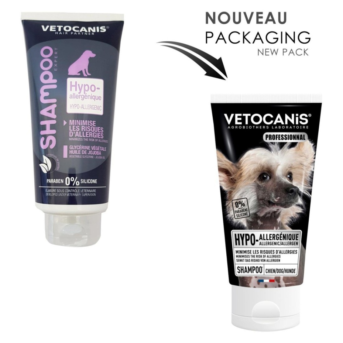 Agrobiothers Vetocanis Professional Hypoallergenic Shampoo 300ml