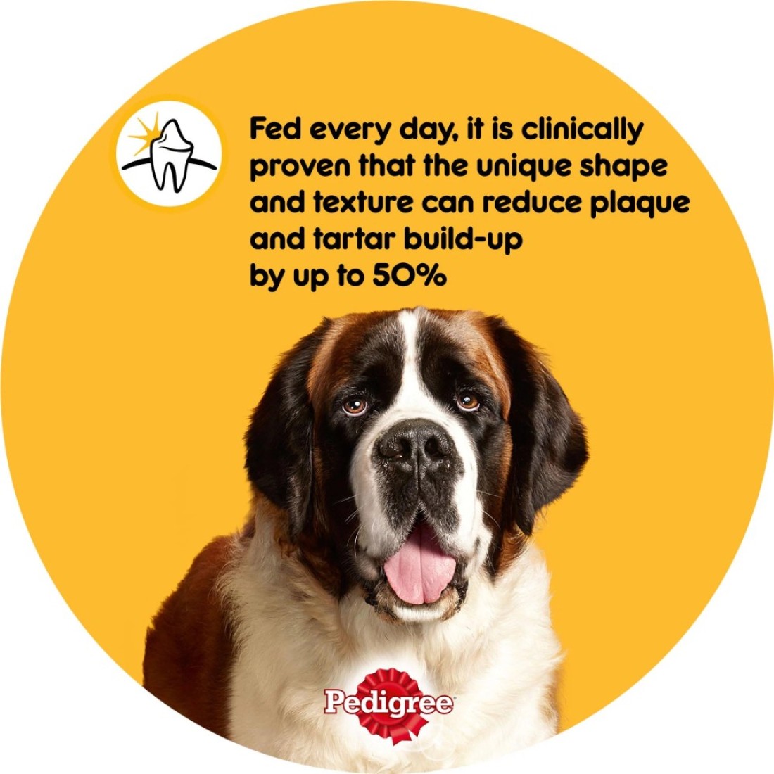 Pedigree Dentastix Treats for Large Breed Dog 7 Treats, 270g