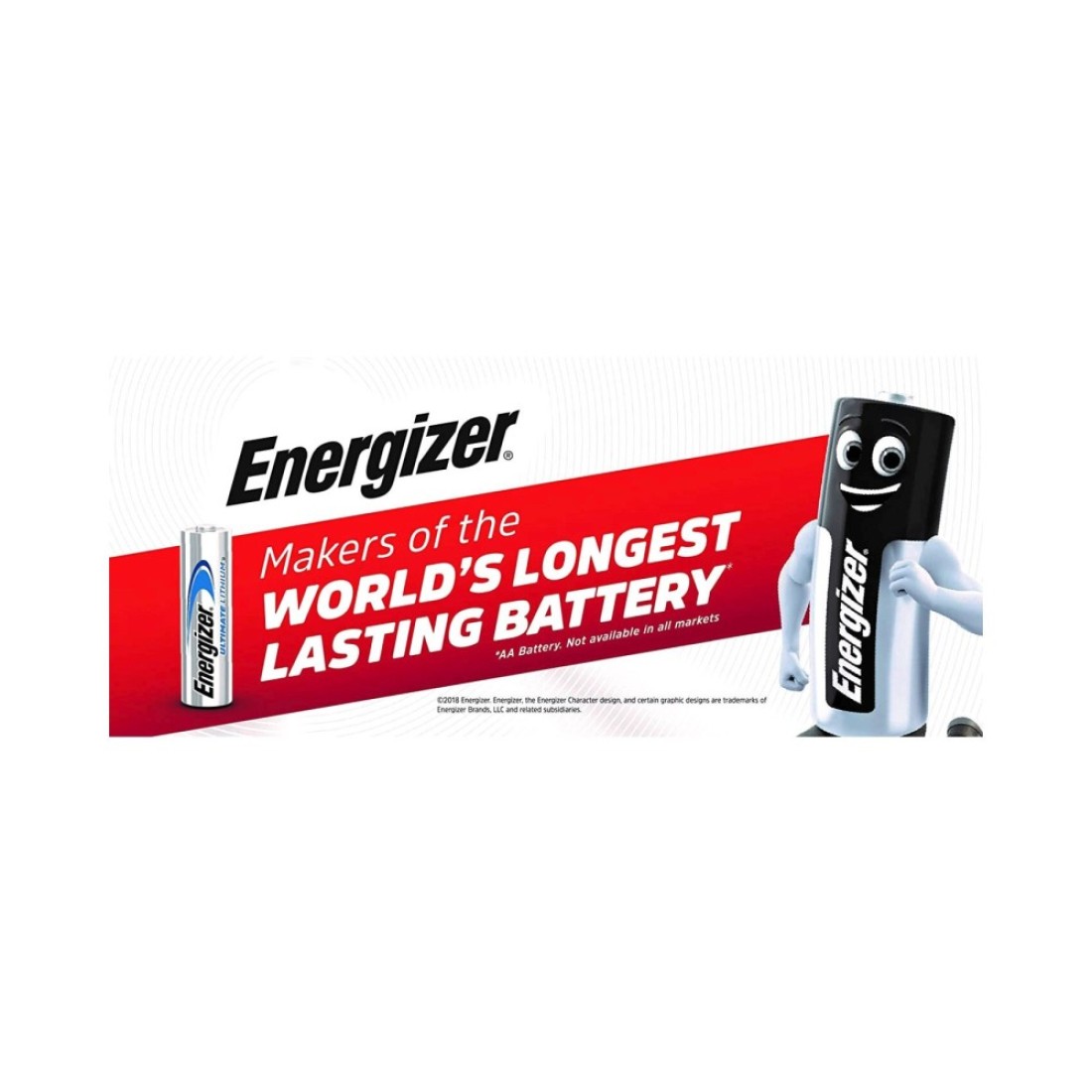 Energizer Max Plus AA Alkaline Batteries Pack of 2