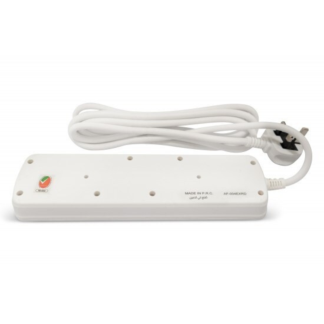 AFRA Universal Extension Cord, 4 Way, 4 Universal Sockets, 5 Meter Cable, Easy Set-Up &amp; Storage, Shockproof, 250V, AF-004EXRD-5MT, With 2 Years Warranty