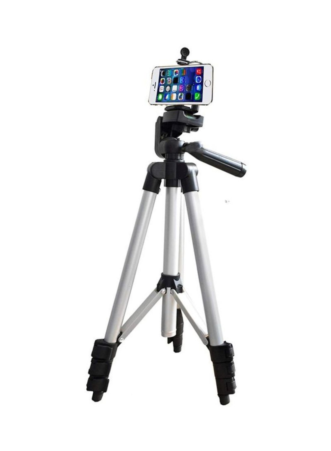 Generic Aluminum Portable Tripod Stand Silver/Black