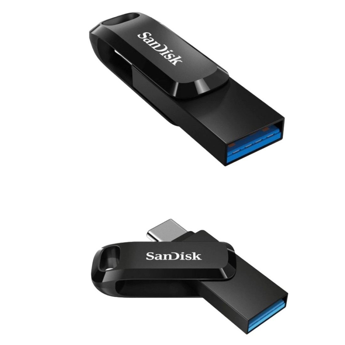 سانديسك ألترا درايف مزدوج غو USB نوع C 64 غيغابايت - اسود