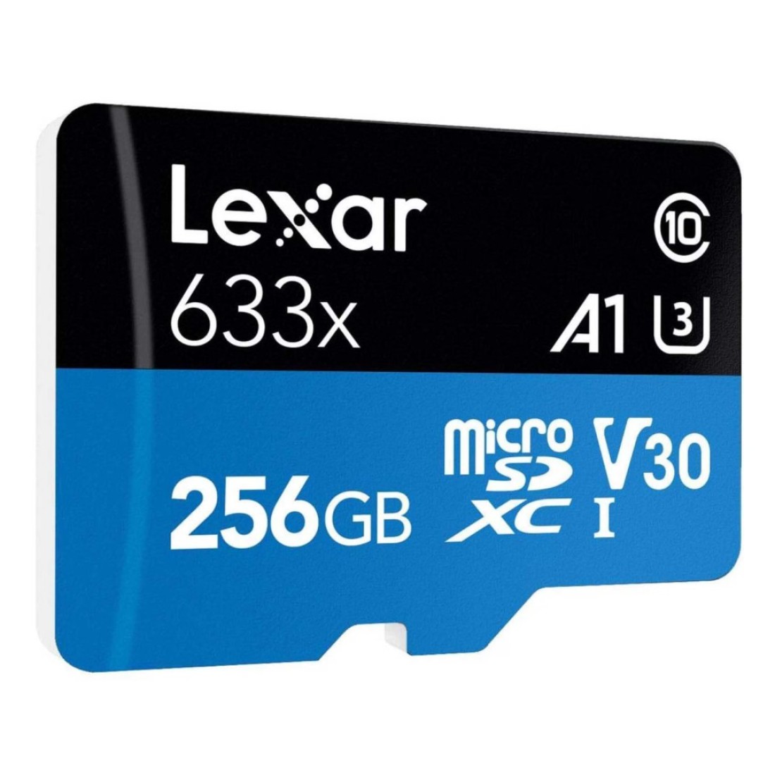 Lexar High Performance microSDHC with Adapter 633x 256GB UHS-I Black/Blue