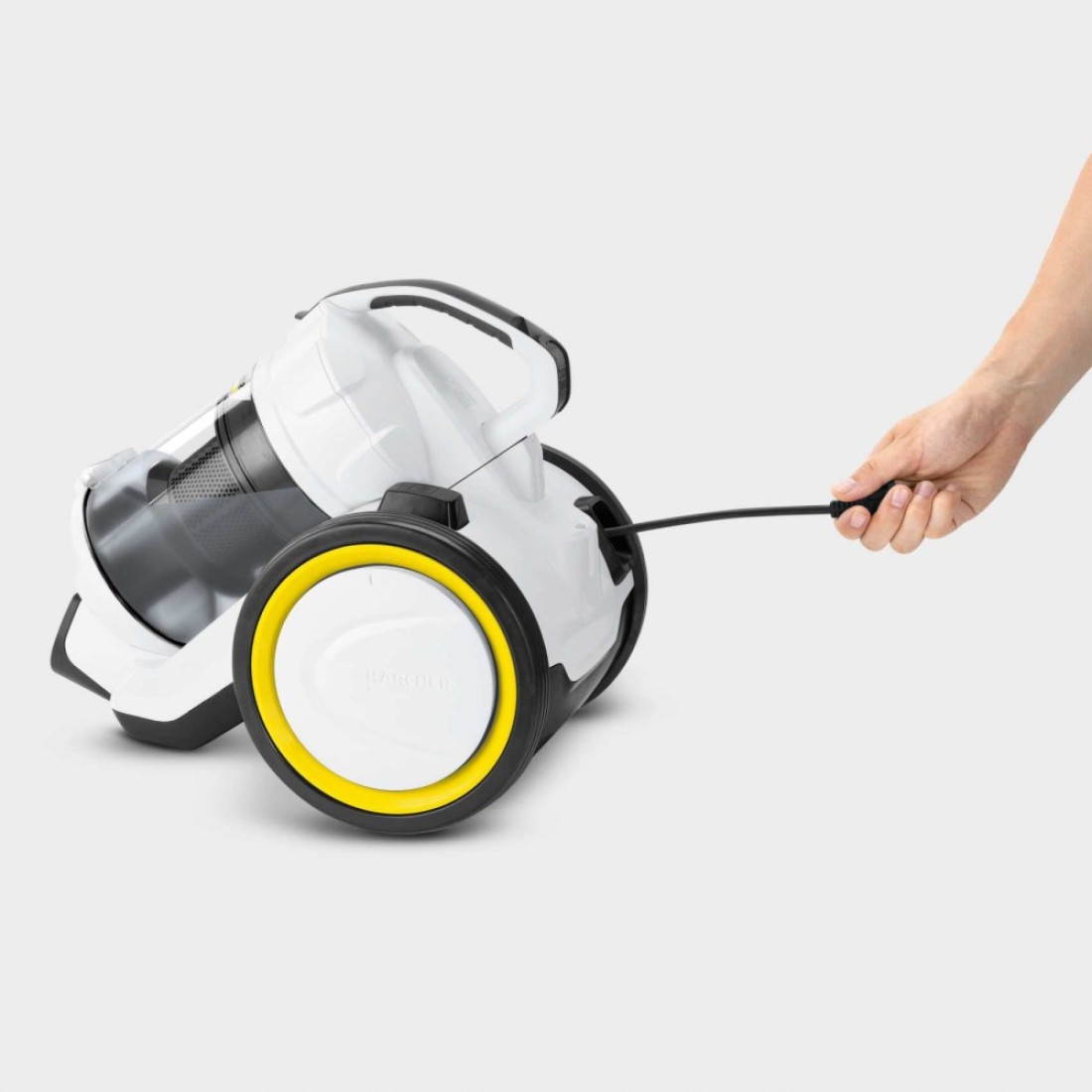 Karcher VC 3 Plus Bagless Dry Vacuum Cleaner Yellow And Black 0.9L 1100W