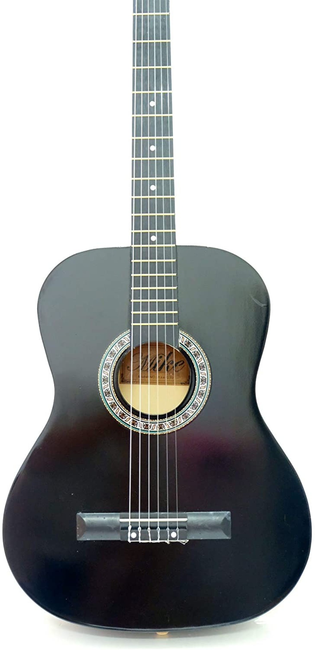 Mike Music 34 inch Mike Music Classical Guitar with Bag (34C, Black)