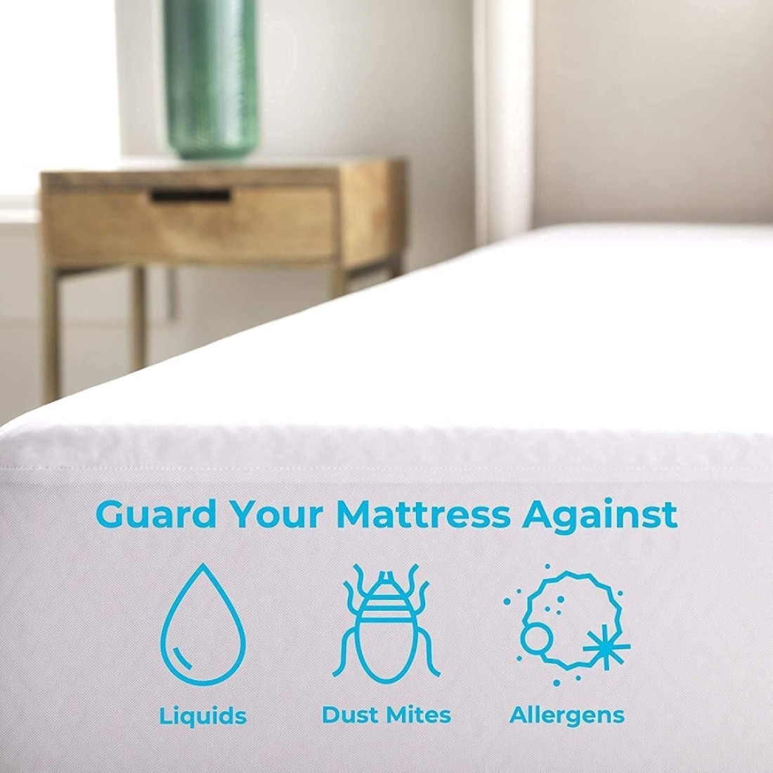 Vital Waterproof Mattress Protector Double 120 X 200 Cm Pack Of 1