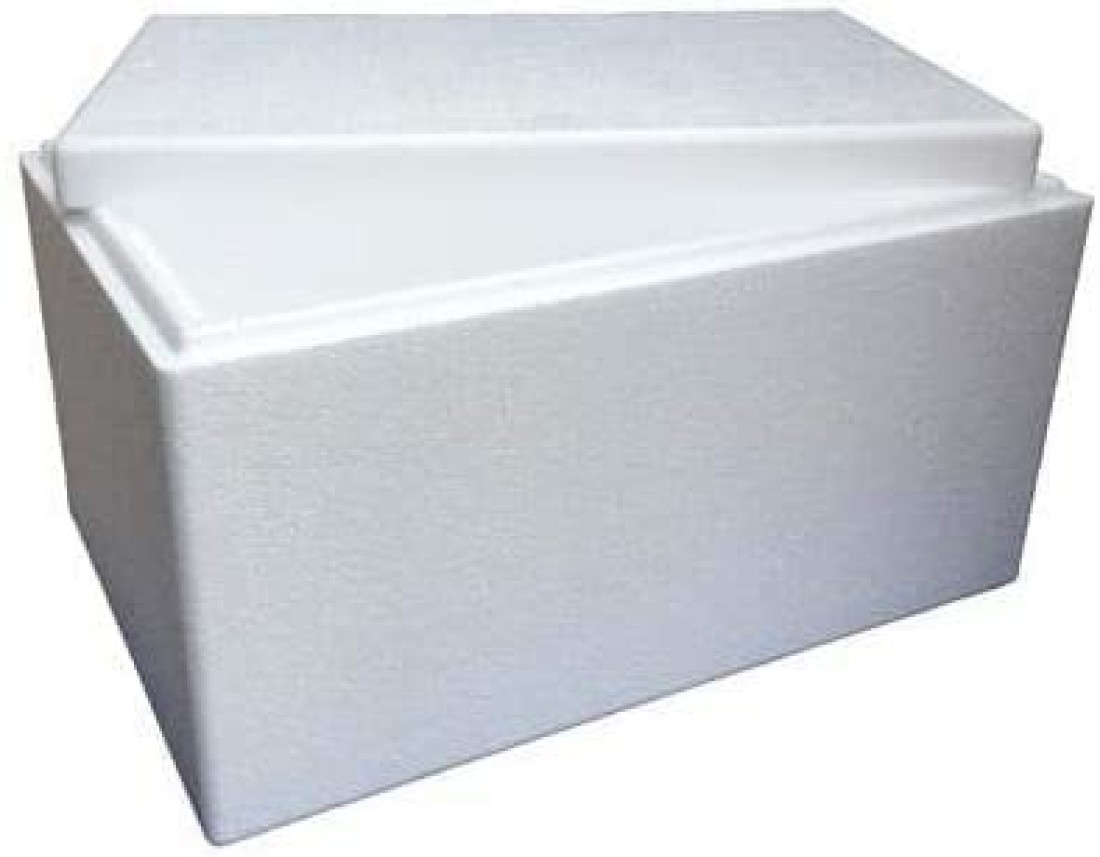 ALSAQER-Thermocoal Ice Box-(6Litre-3KG)Thermocoal Cool Box-Thermo Keeper Container, Expanded Polystyrene Cooler, Fishing Ice Box