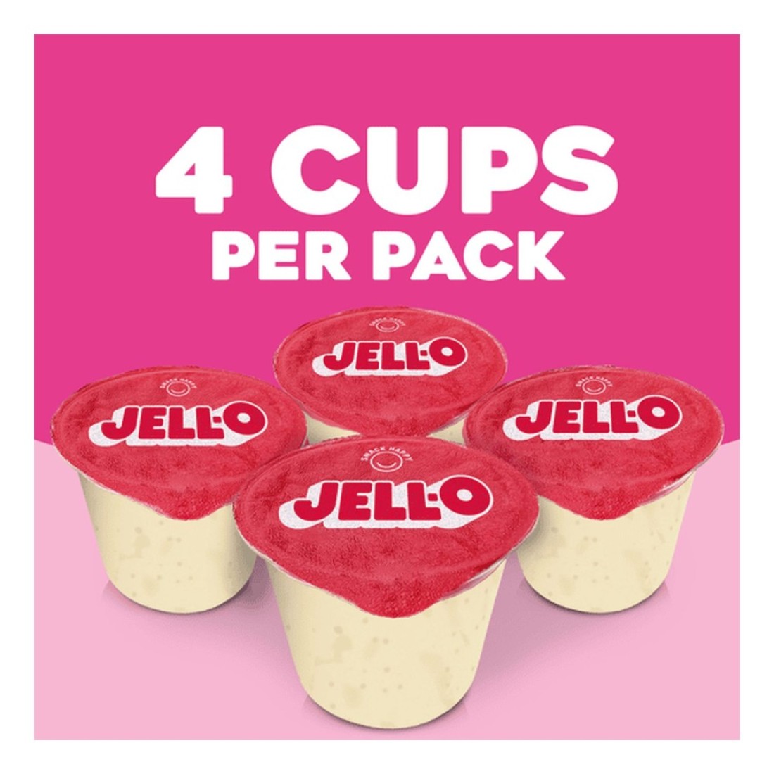 Jell-O Original Tapioca Ready To Eat Pudding Snack Cups 440g