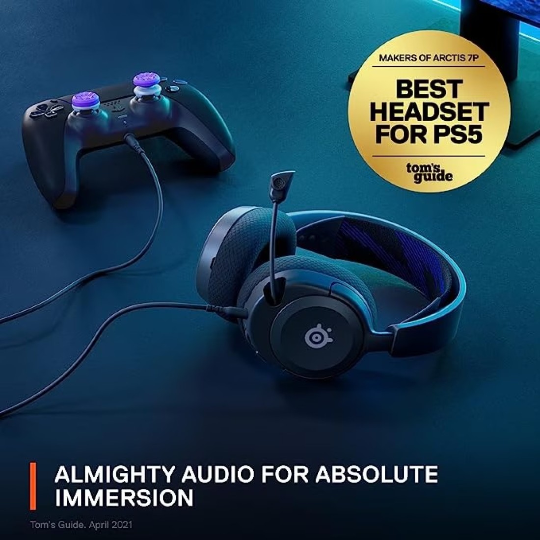 SteelSeries Arctis Nova 1P Multi System Gaming Headset, Black, Wired