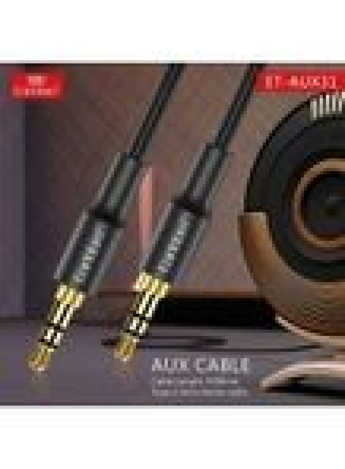 3.5mm To 3.5mm AUX Audio Cable 1000millimeter Black