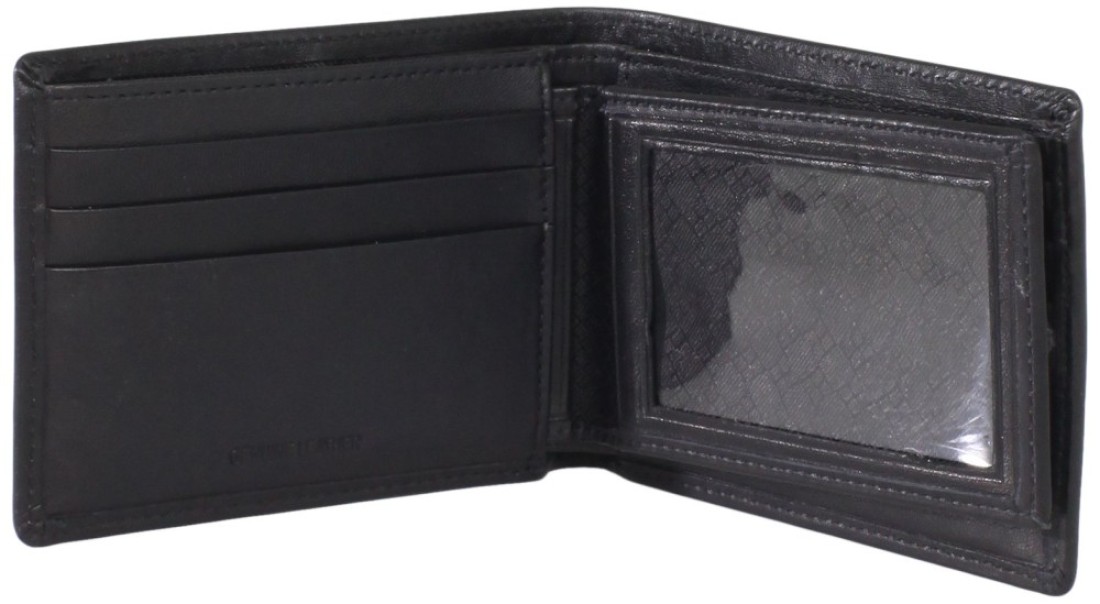Perry Ellis Mens Gramercy Passcase Wallet Black One Size