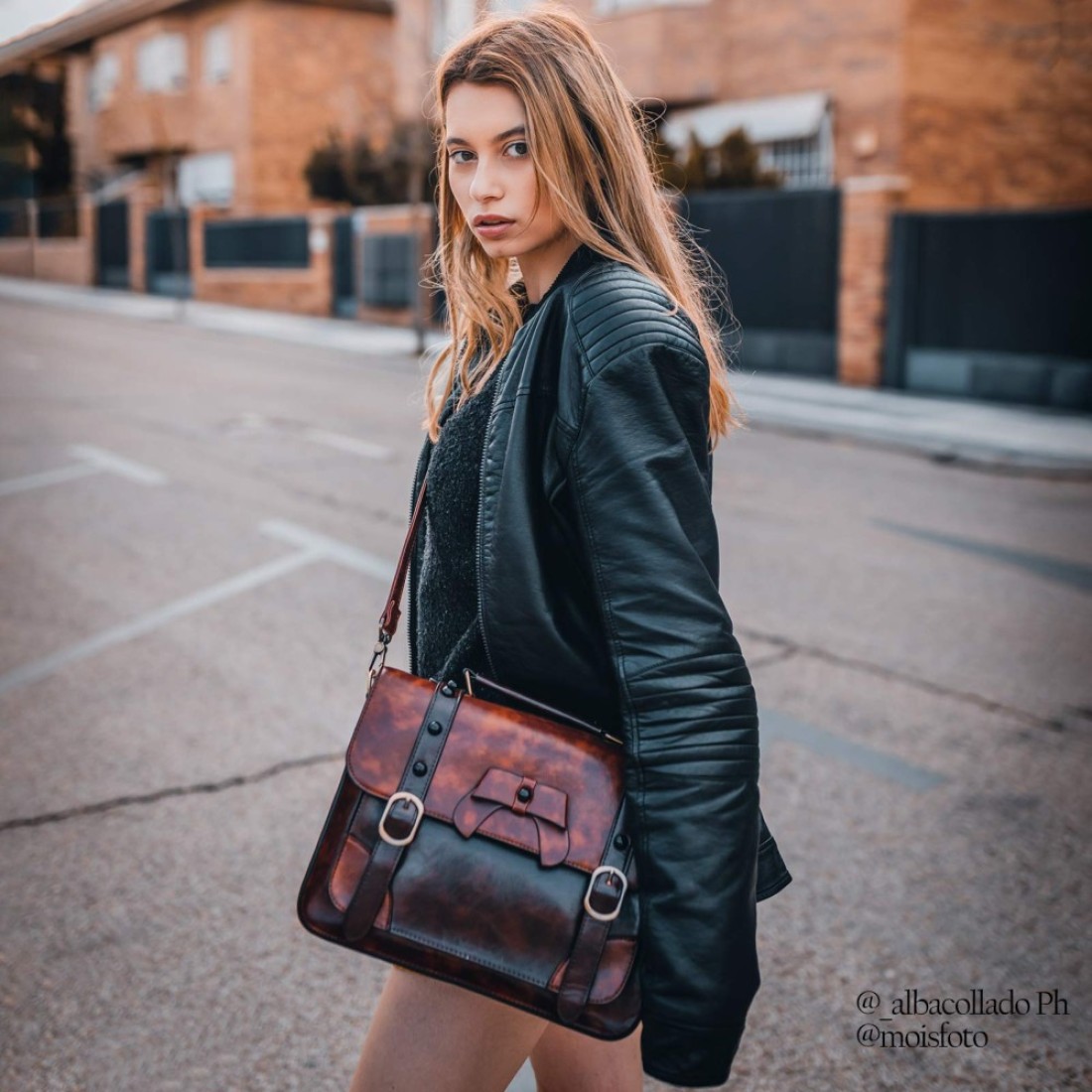 ECOSUSI Briefcase for Women Vintage Crossbody Messenger Bag Satchel Purse Handbag Coffee
