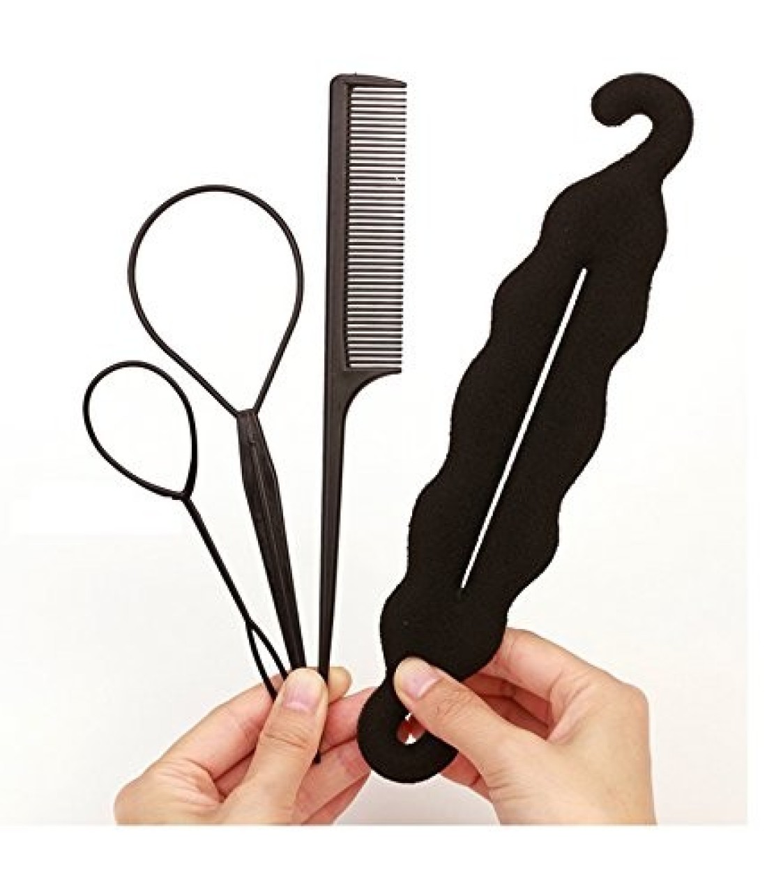 Hair Braiding Tool Hair Accessories For Women Hair Styling Set Hair Topsy Tail Tools Haircut Clamp Hair Bun Maker Hairpins Roller Braid Twist Sponge Hair Design Styling Tools for Hair Styles