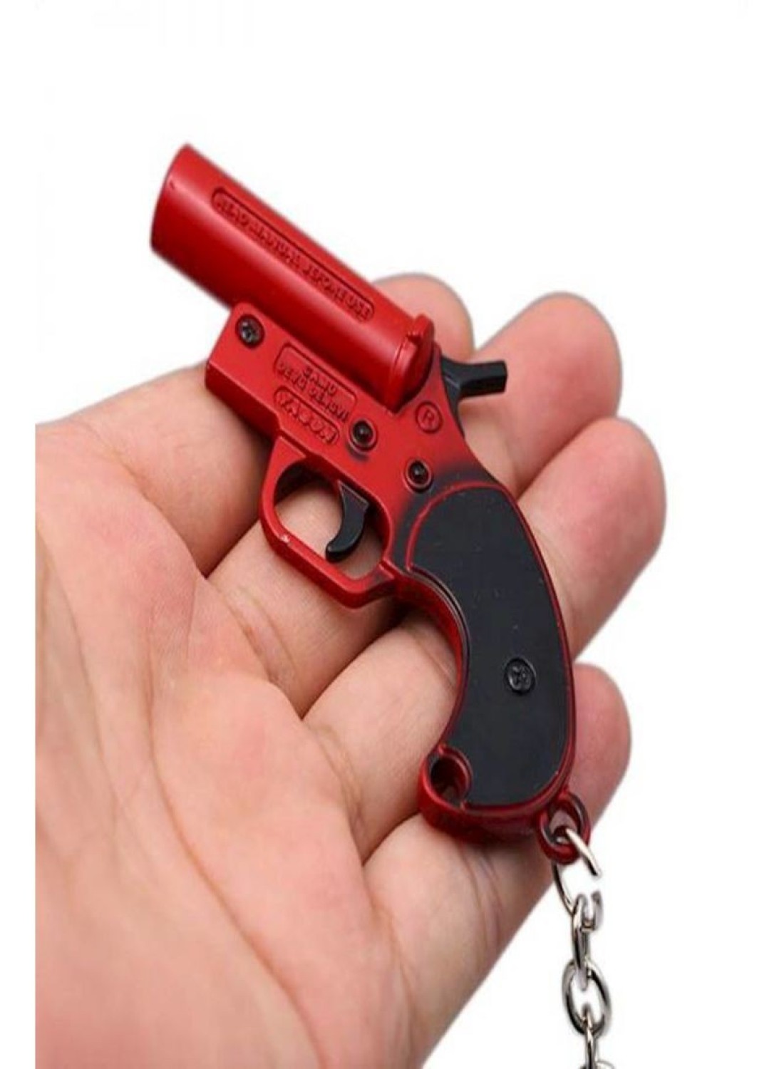 Generic Pubg Gun Key Chain Red/Black