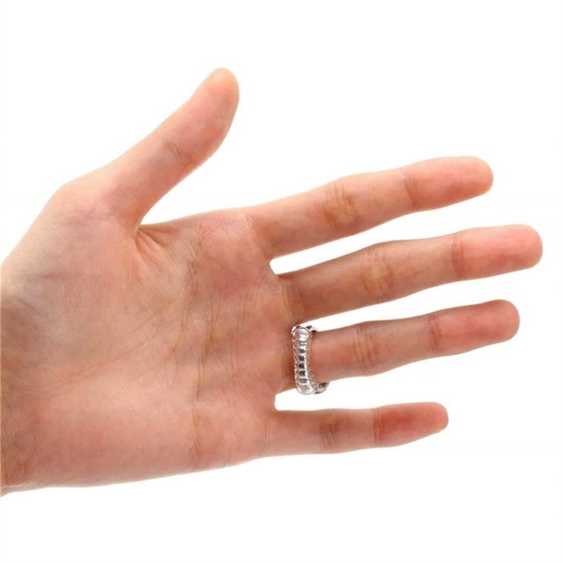 Ring Size Adjuster for Loose Rings Guard Clips Transparent Ring Tightener Sizer Adjusters resizer Fit Almost Any Rings 6 Different Sizes Transparent6Pcs