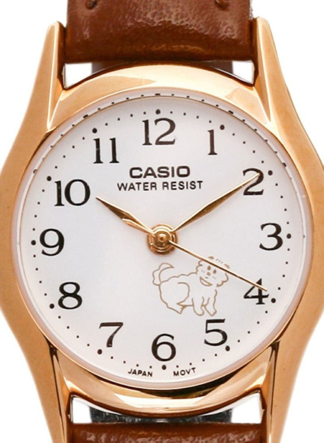 Casio - Women&#39;s Water Resistant Leather Analog Watch LTP-1094Q-7B7RDF