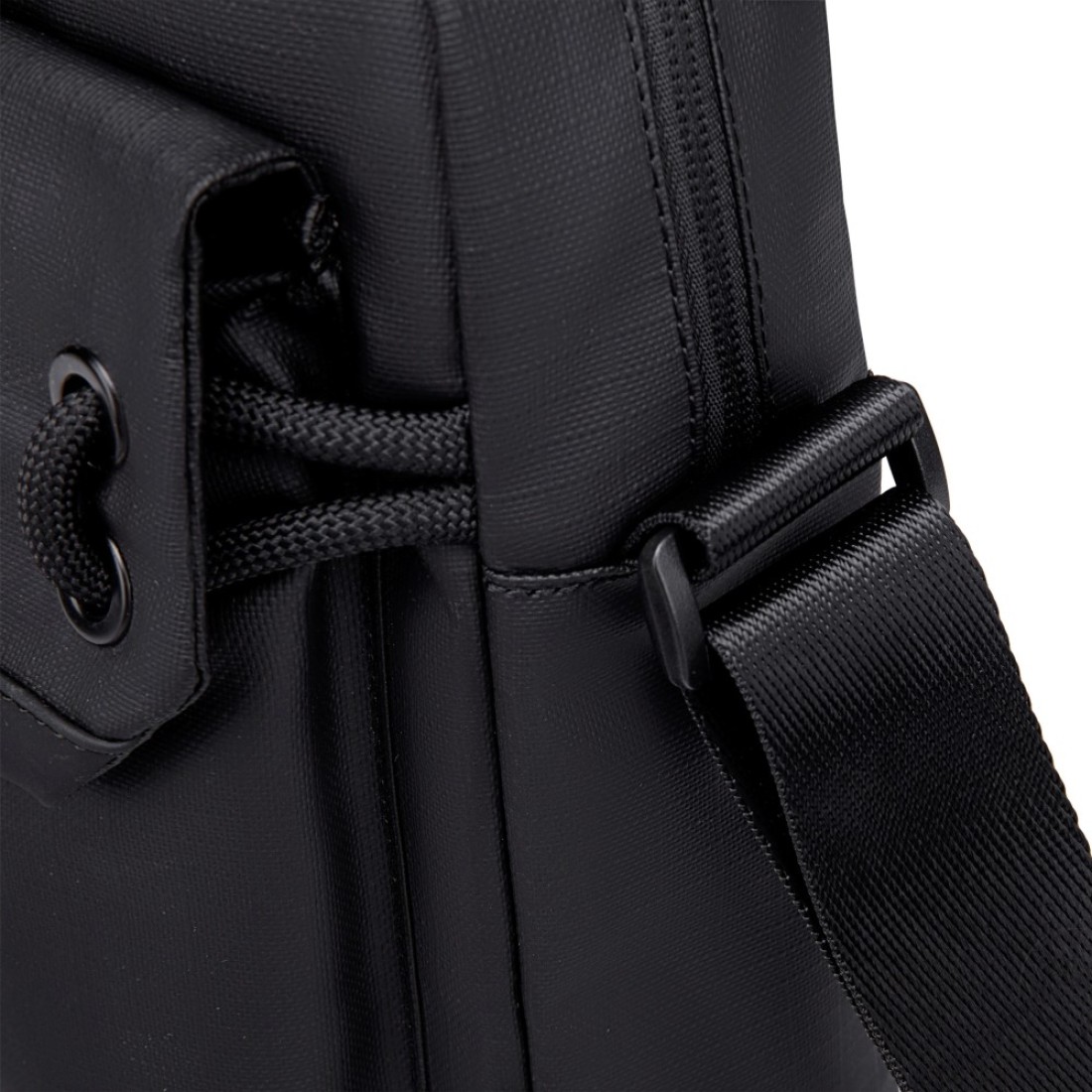 Arctic Hunter Premium Unisex Side Bag 11 Inch Water Resistant Polyester Anti Theft Sling Bag for Men and Women on Travel Business Office K00527 Black