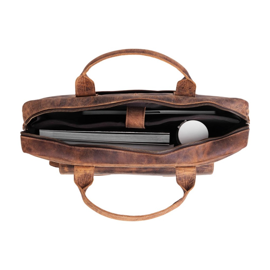 Leather briefcase 16 Inch Laptop Messenger Bags for Men and Women Best Office Briefcase Satchel Bag