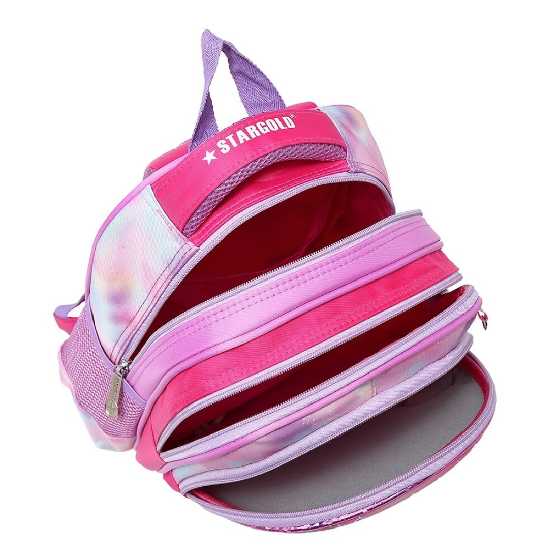 Baby Backpack 3Pcs Combo For Baby Girls With Adjustable Strap For School 12 Inch