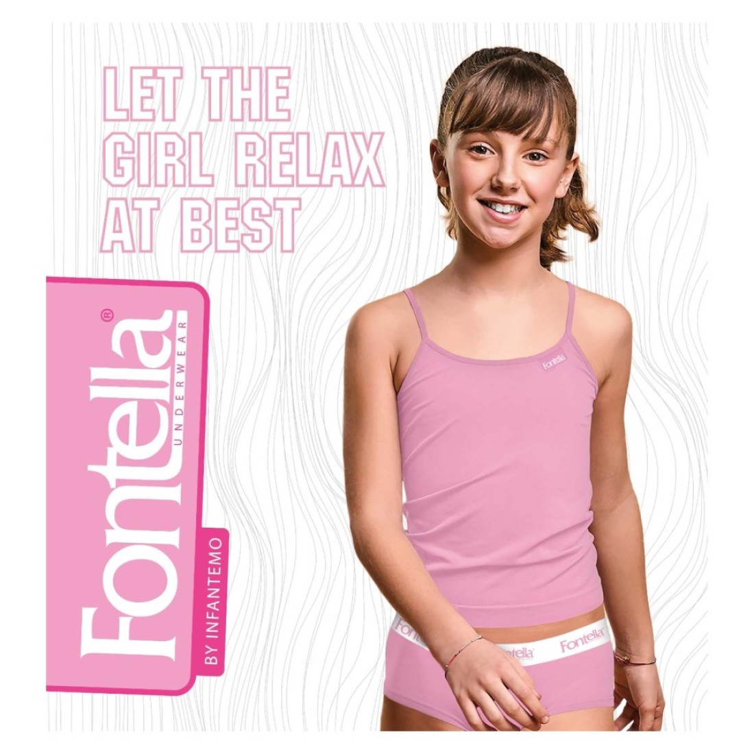 Fontella Cotton Underwear Set for Girl 901212 Pink 12 Years