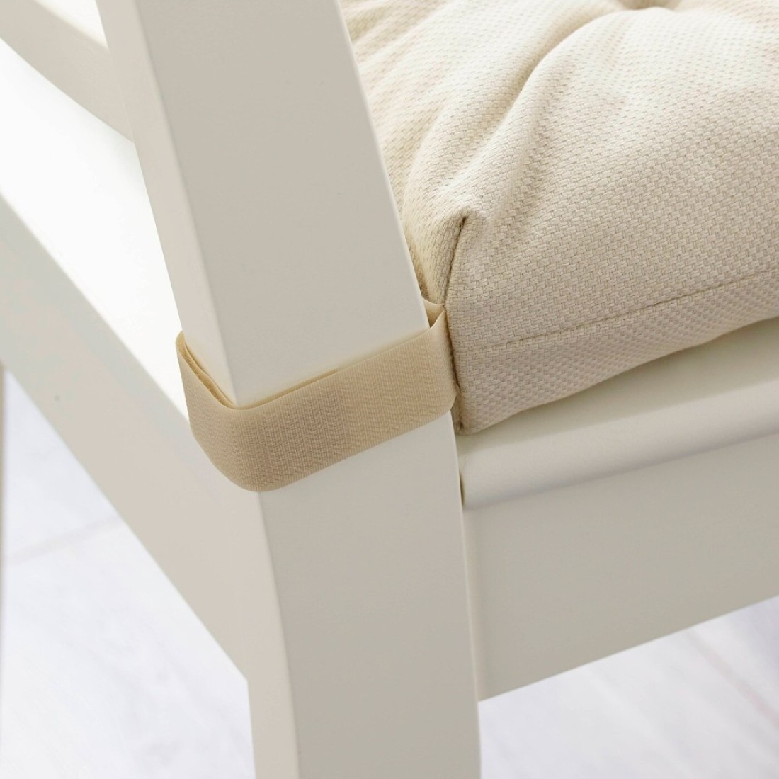 Chair Cushion Light Beige 40/35X38X7 Cm