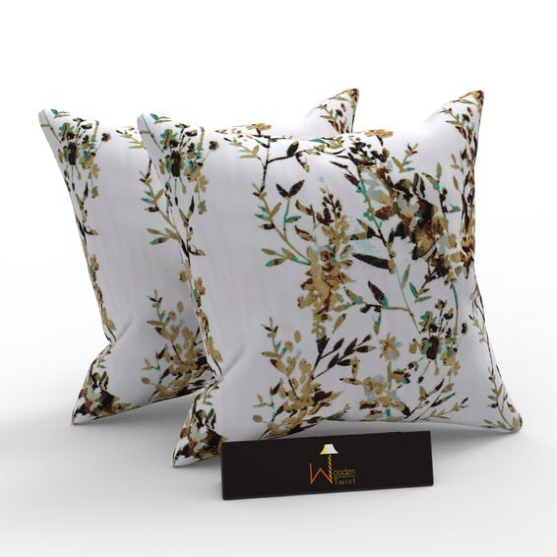 Gardenia Natural Jute &amp; Cotton Fabric Cushion Cover