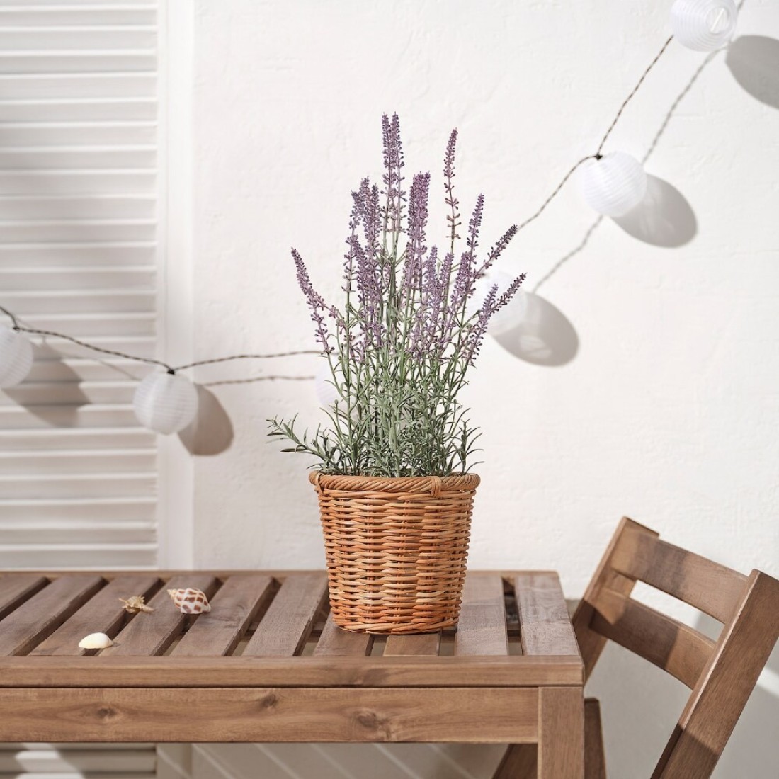 Artificial Potted Plant In/Outdoor/Lavender Lilac 12 Cm