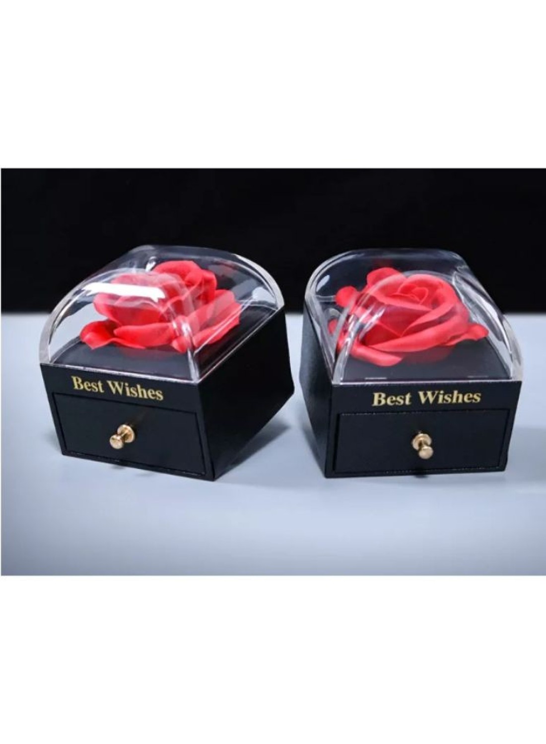 Generic Eternal Rose Gift Box, Handmade Fresh Preserved Rose Gift For Her On Birthday,Christmas,Mother&#39;s Day,Valentine&#39;s Day (Red) (Necklace Not Included)