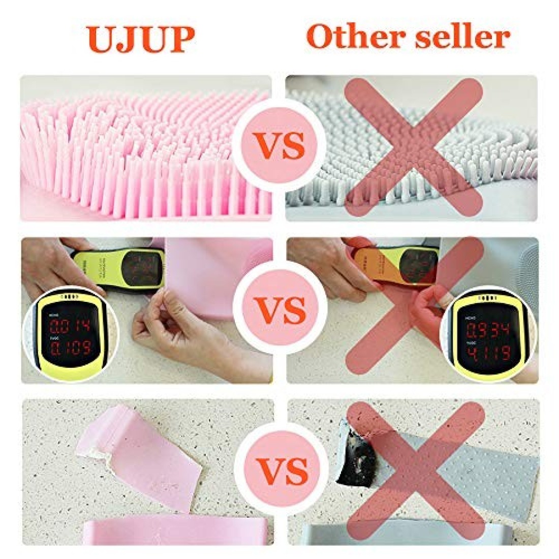 UJUP Dishwashing Gloves Rubber Scrubber: Reusable Silicone Gloves Brush Scrubber - Household Cleaning Tools Dish Washing for Kitchen Bathroom