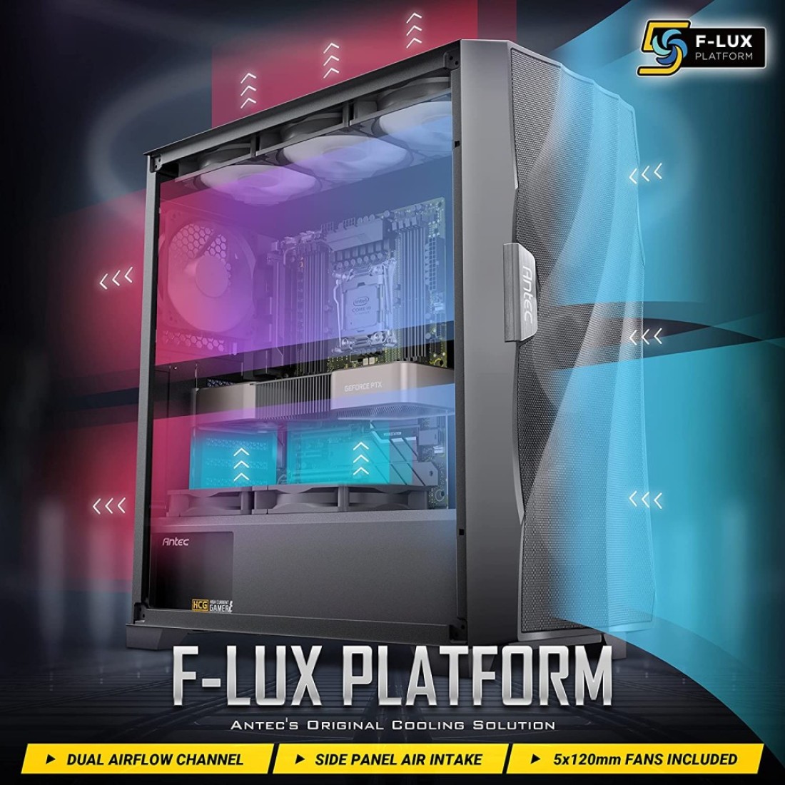 Antec Df700 Flux Argb Cabinet (Black)