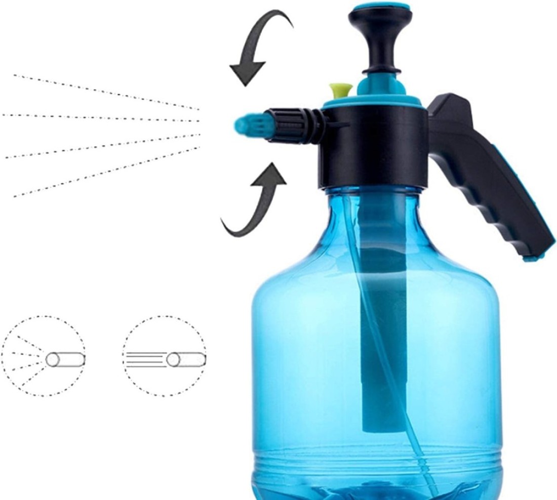 Egardenkart Garden Pump Sprayer, Hand-held Pressure Sprayer Bottle for Lawn with Safety Value &amp; Adjustable Nozzle, for Watering,Bird Sprayer, Spraying Weeds,Home Cleaning and Car Washing (2 ltr)