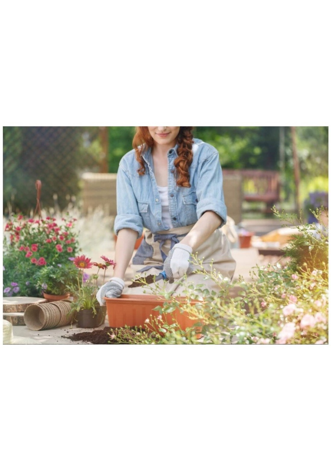 Vsell24 Bio Tech Potting Soil With Micro Nutirients For Indoor And AC Rooms Soil For Home Gardens Made In UAE 10L(3Kg)