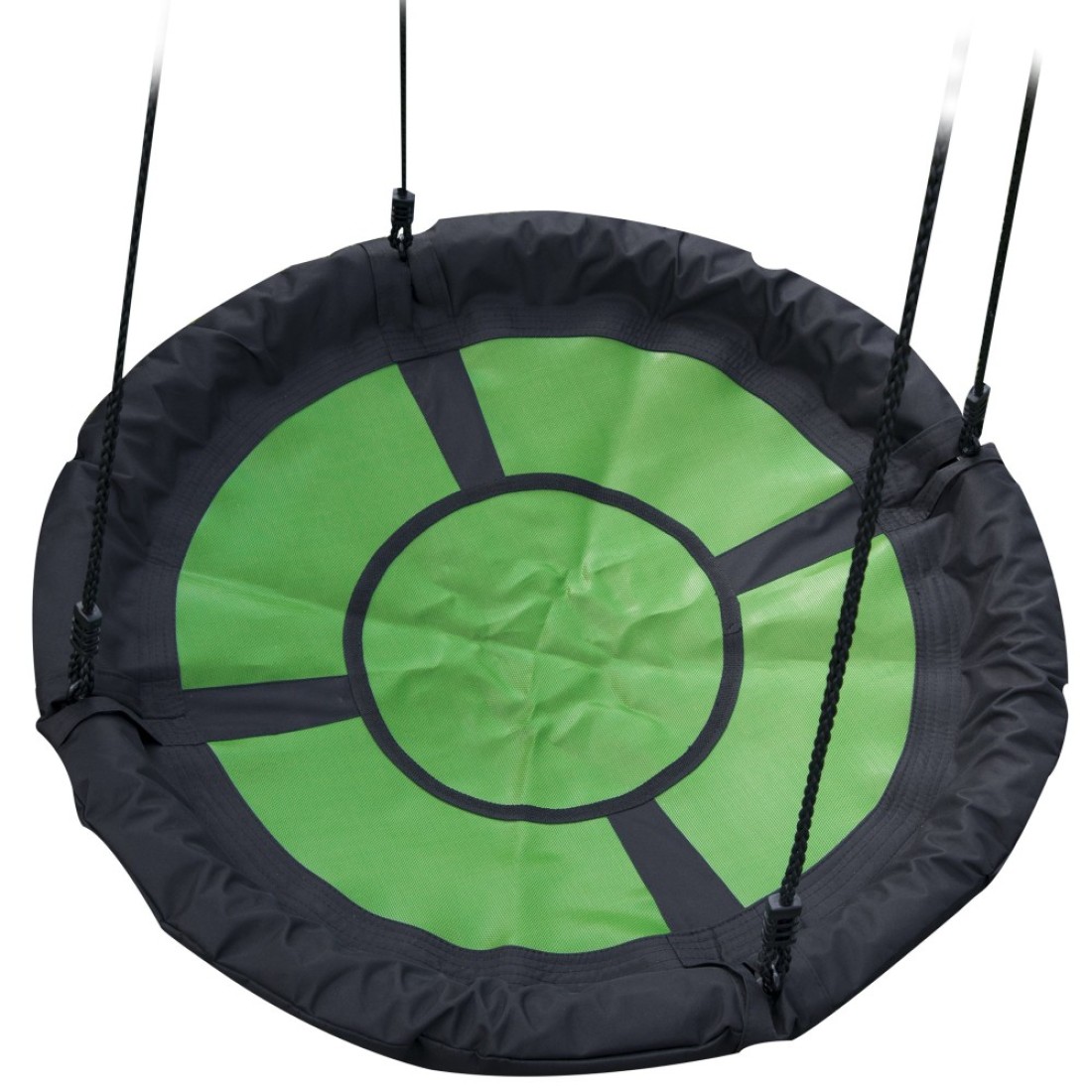 SwingNSlide NE 4630 Nest Swing Outdoor Swing with 40 Diameter Green Black