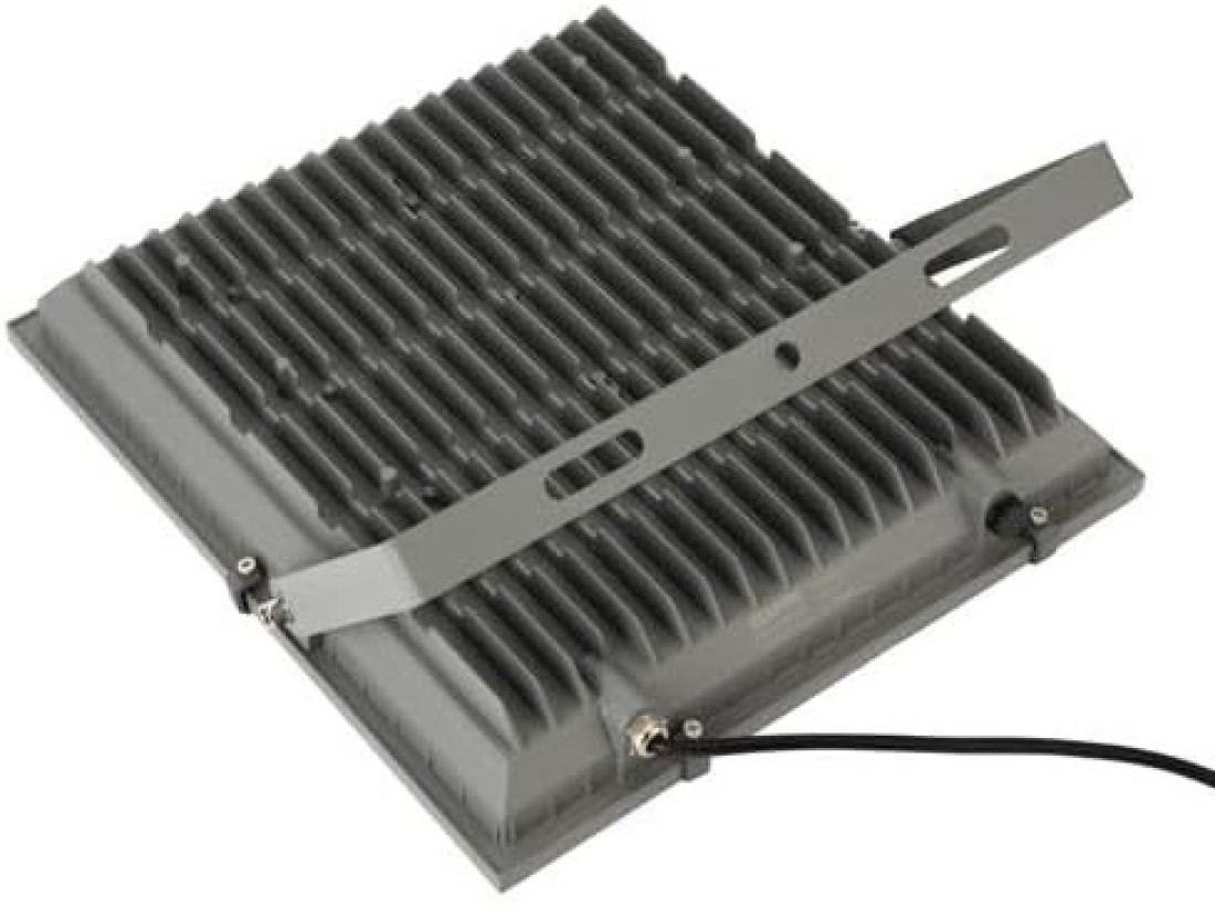 Geepas 200W LED Flood Light, GESL55118, 16000 Lumens And 6500k Color Temperature, 80% Energy Efficient LED Light, Perfect For Outdoor, Parking Lot, Black - 2 Year Warranty