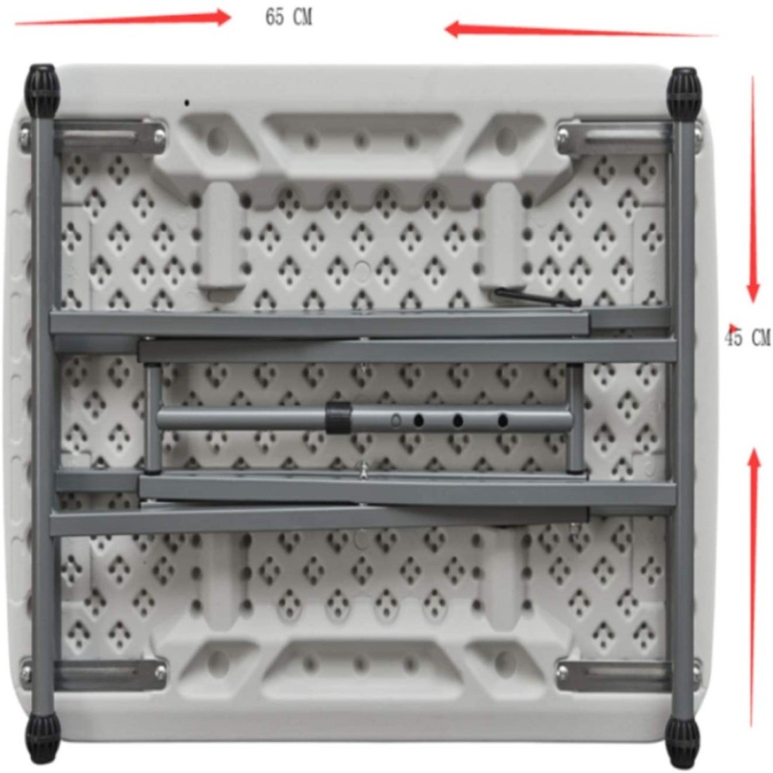 LANNY Multi-Function Adjustable Folding Table AK64 white