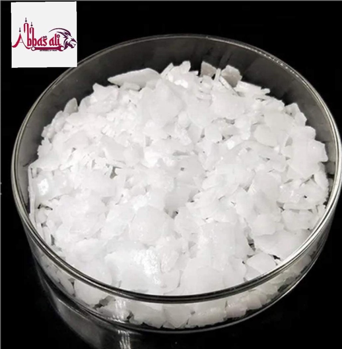 ABBASALI Pure Caustic Soda Flakes 1 Kg Sodium Hydroxide NaOH Soap Makeup Products Home Made Detergent Making Agent