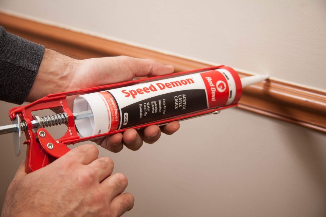 Red Devil 0736 Speed Demon Acrylic Caulk 101 oz White