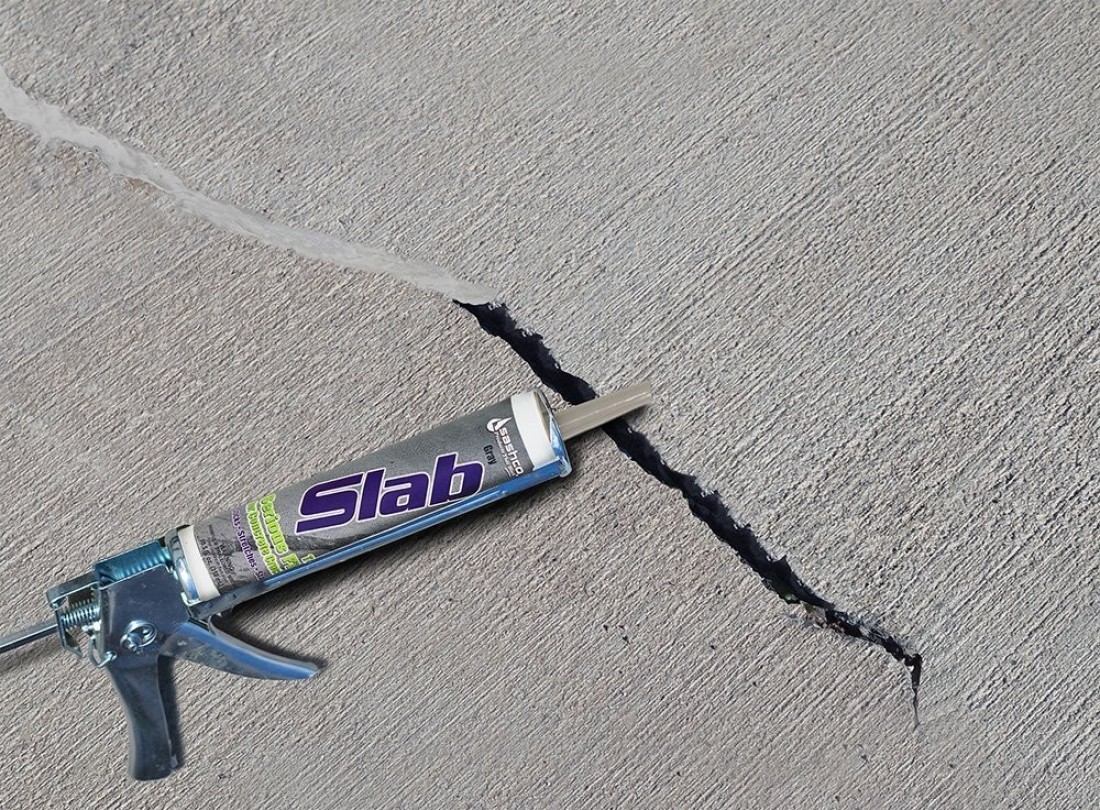 Sashco 16210 Slab Concrete Crack Repair Sealant 105 oz Cartridge Gray Pack of 1