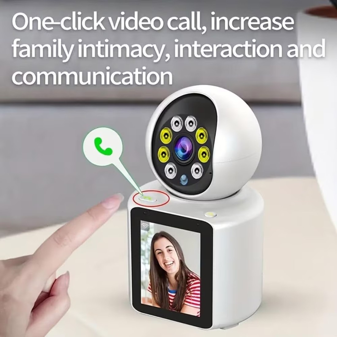 V360Pro APP 1080P Video Calling WIFI HD Camera One-Click Video Calling Infrared Night Vision Video Baby Monitoring Camera