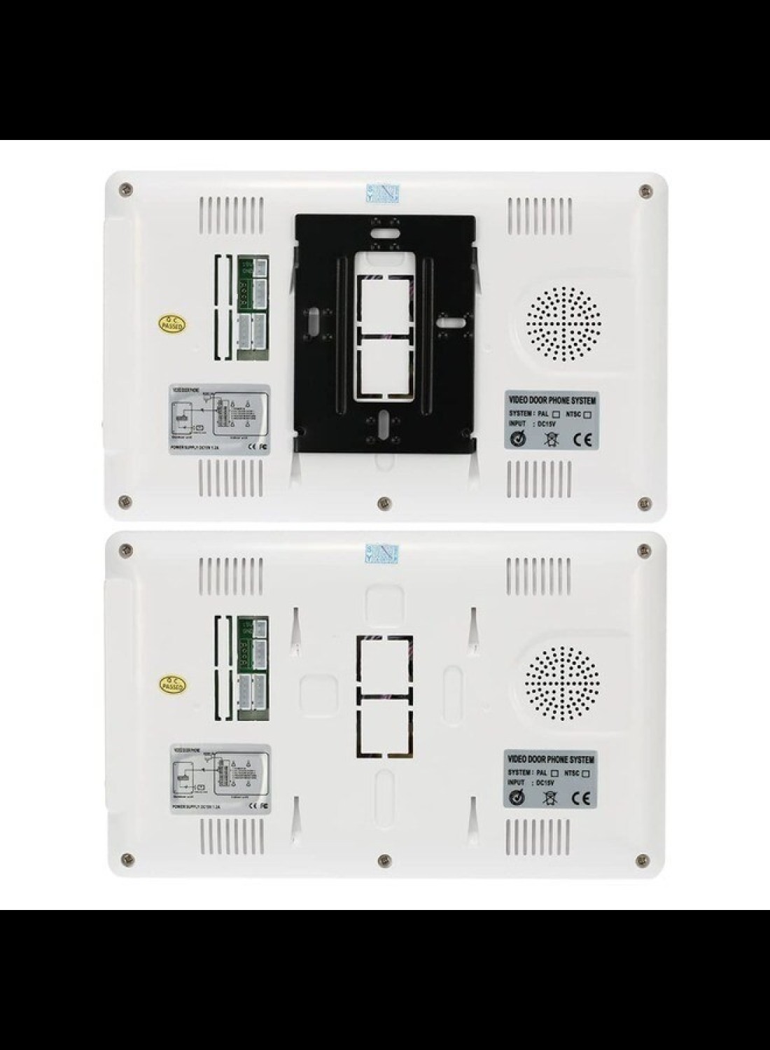 7&rdquo; Wired Door Phone System Intercom Doorbell with Indoor and Outdoor Camera Support Unlock Infrared Night View Rainproof for Home Surveillance
