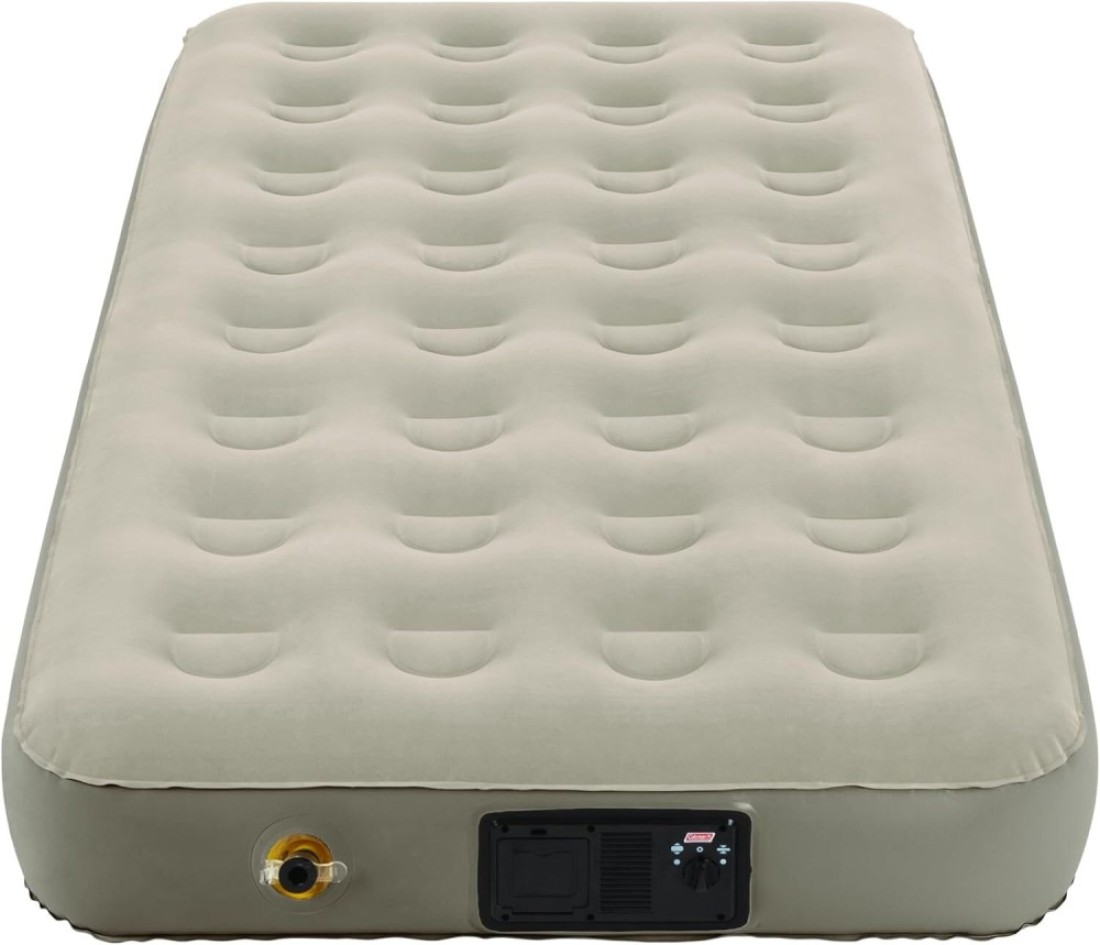 مرتبة هوائية Coleman QuickBed Elite Extra-High مع مضخة مدمجة - مقاس كبير، مرتبة هوائية مريحة ومتينة للتخييم والاستخدام المنزلي والسفر، سهلة التركيب والنفخ