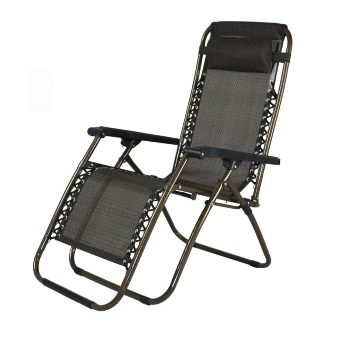 HEXAR Foldable Camping Chair Zero Gravity Folding Lounge Chair Outdoor Lounge Gravity Chair Camping Reclining Lounge Chair with Pillow and Hand Rest Multipurpose Adjustable Chair