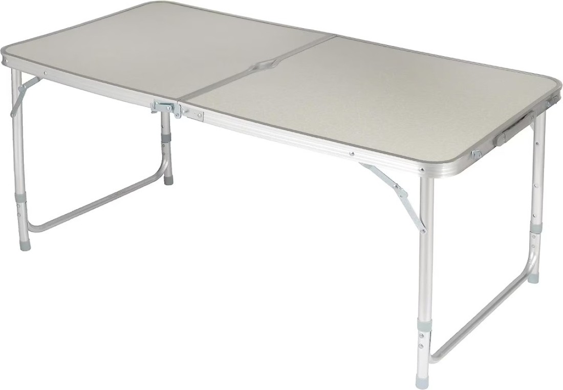 Royalford Camping Table And Chairs- Rf11676 Lightweight, Portable And Foldable, Folds Flat For Storage Iron Tube With Washable Cloth And Perfect For Indoor And Outdoor Entertainment Silver