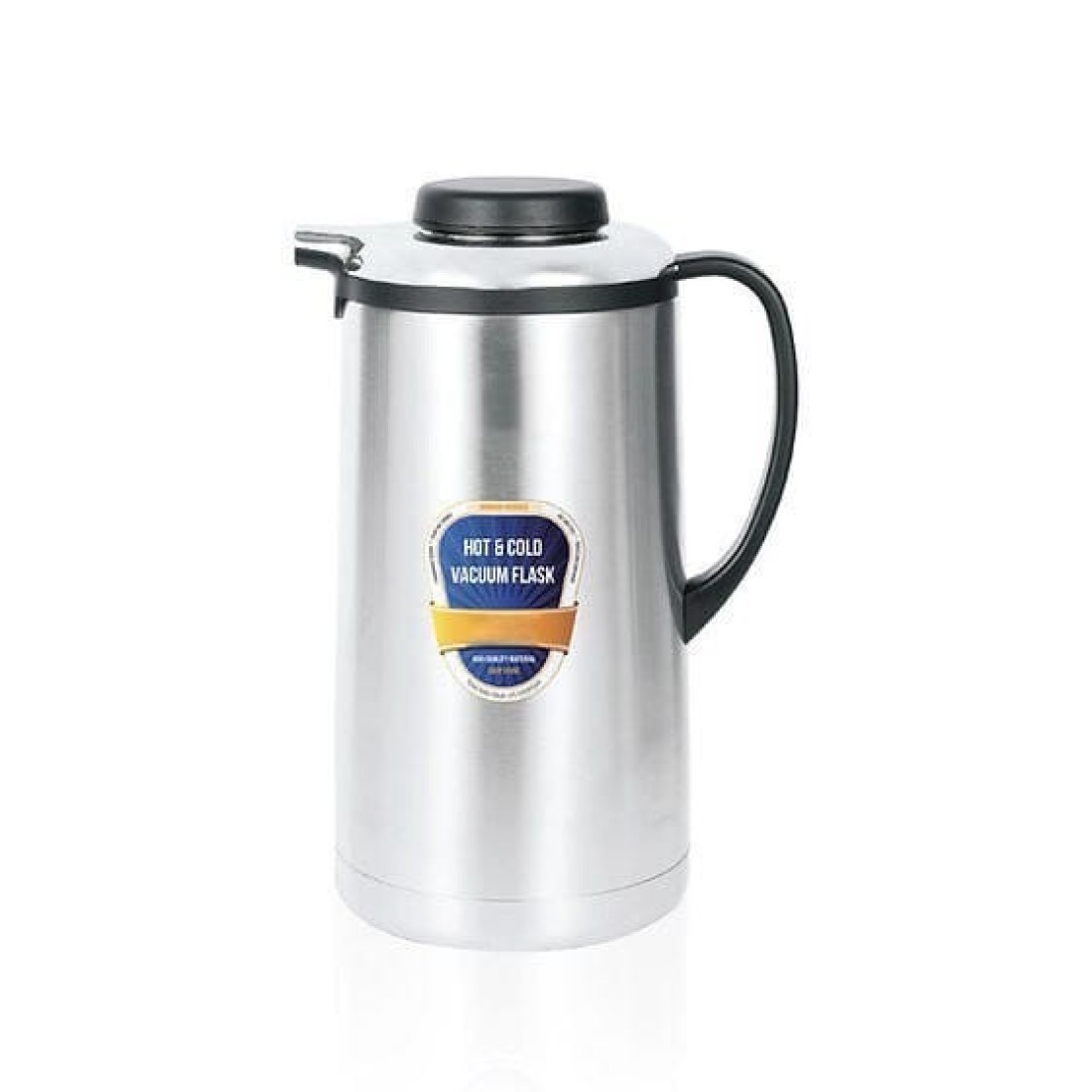 Sprintee Stainless Steel Vacuum Flask 1.6L, Double-Wall Insulated Thermos for Hot and Cold Beverages, Leak-Proof and Durable Travel Flask
